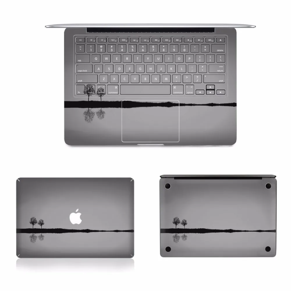Радужные Деревянные ПВХ наклейки для ноутбука наклейка для Apple Macbook Air Pro retina 11 12 13 15 дюймов США клавиатура граффити защитные чехлы