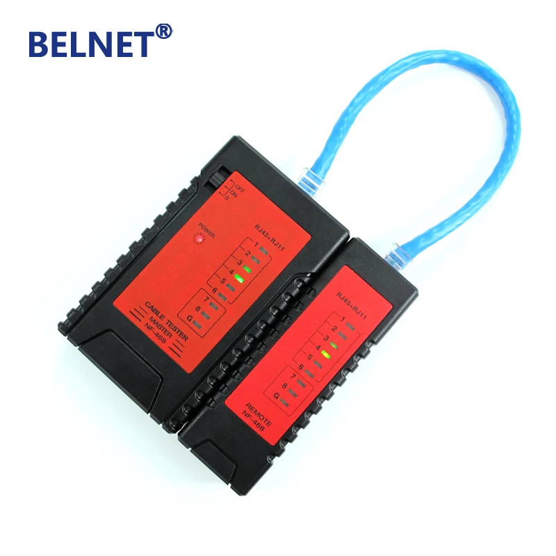 Профессиональный тестер кабеля Ethernet RJ45 RJ11 RJ12 CAT5 CAT6 локальной сети инструменты