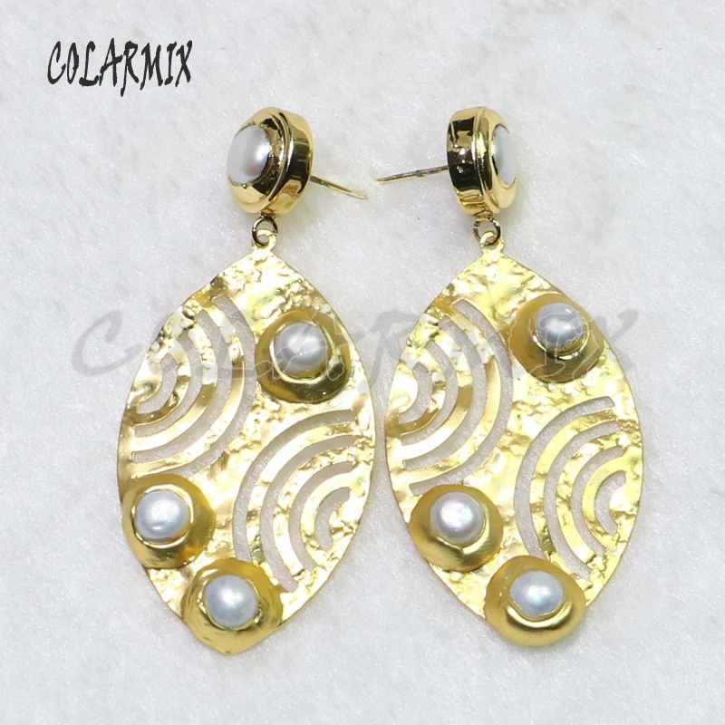 5 пар металлические жемчужные серьги египетские висячие турецкие ювелирные