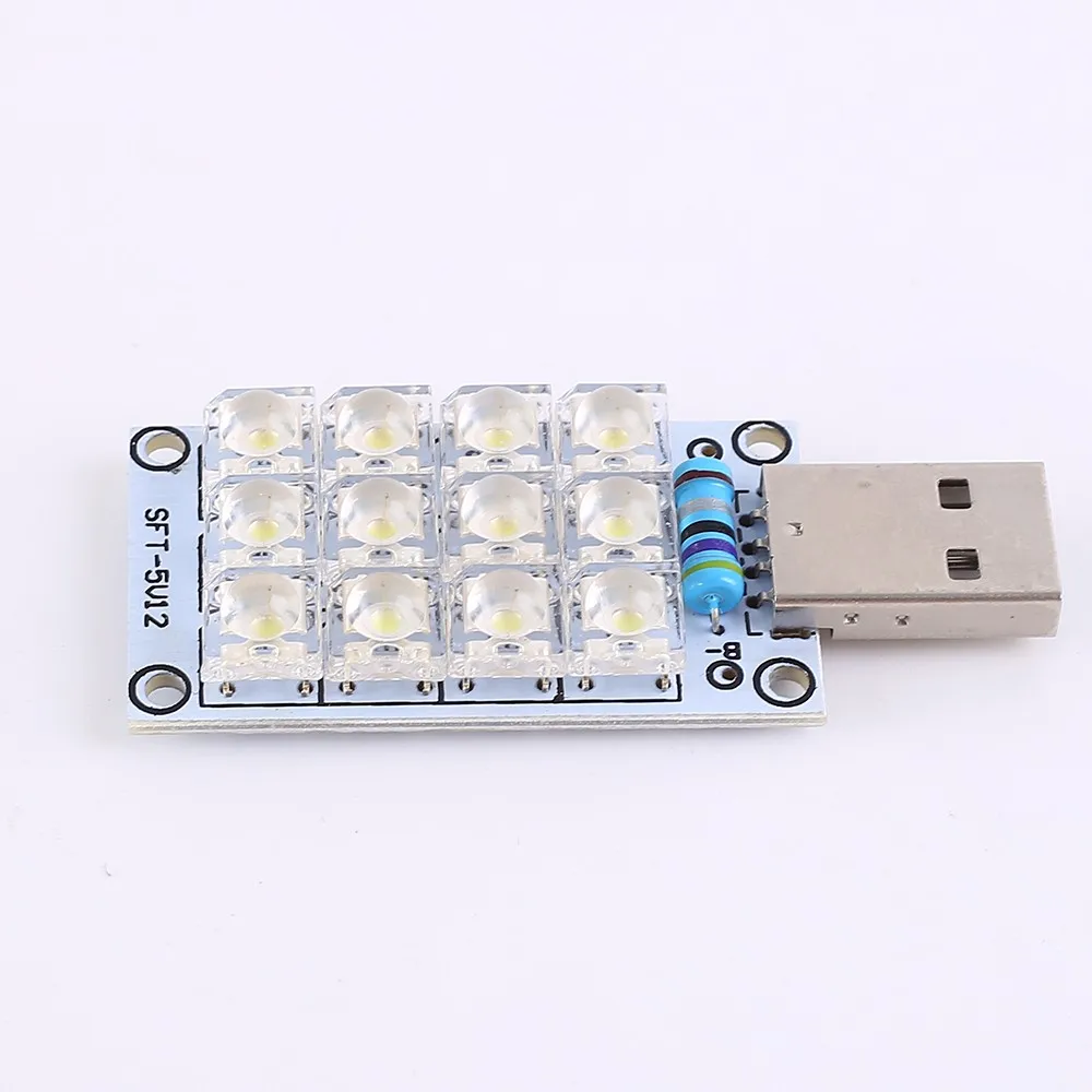 5 В USB светильник 12 Светодиодный s лампы Супер яркий светодиодный piranha