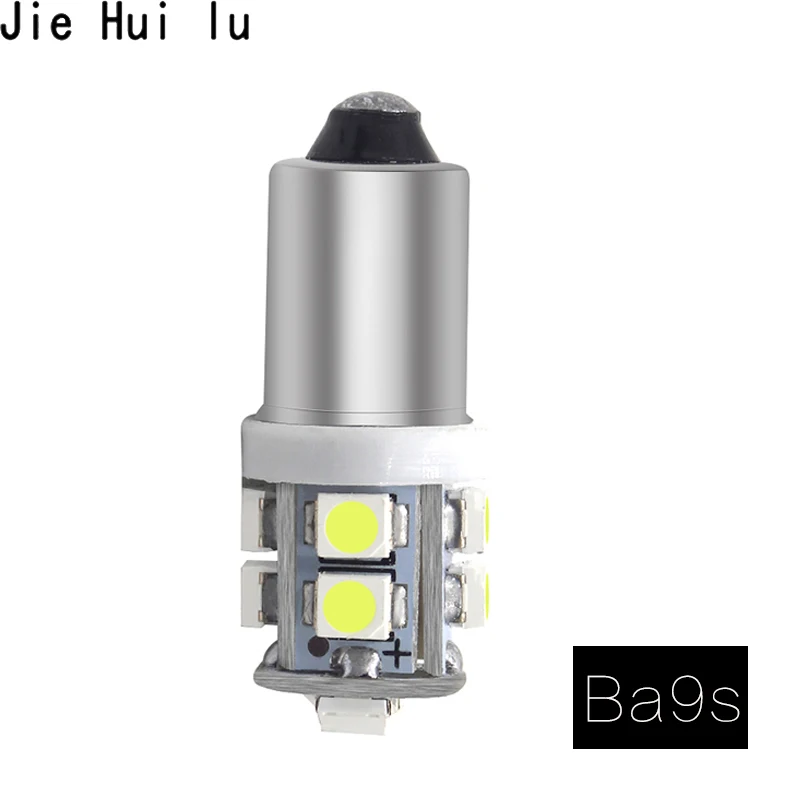 BA9S Led 12V DC T4W T10 T11 3528 10 SMD обратный светильник Автомобильные светодиодные лампы белый синий красный зеленый Янтарный розовый, ледяной голубой