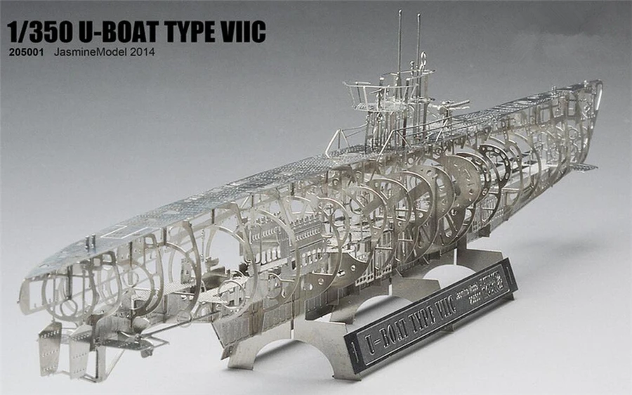 1/350 полный сплав PE части U boat VIIC времен Второй мировой войны немецкая морская