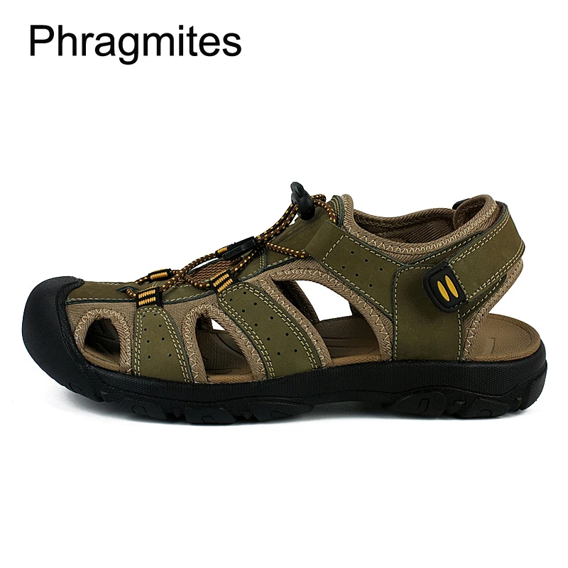 Phragmites/2019 г. Новые сандалии Мужская Летняя обувь противоскользящие мужские из