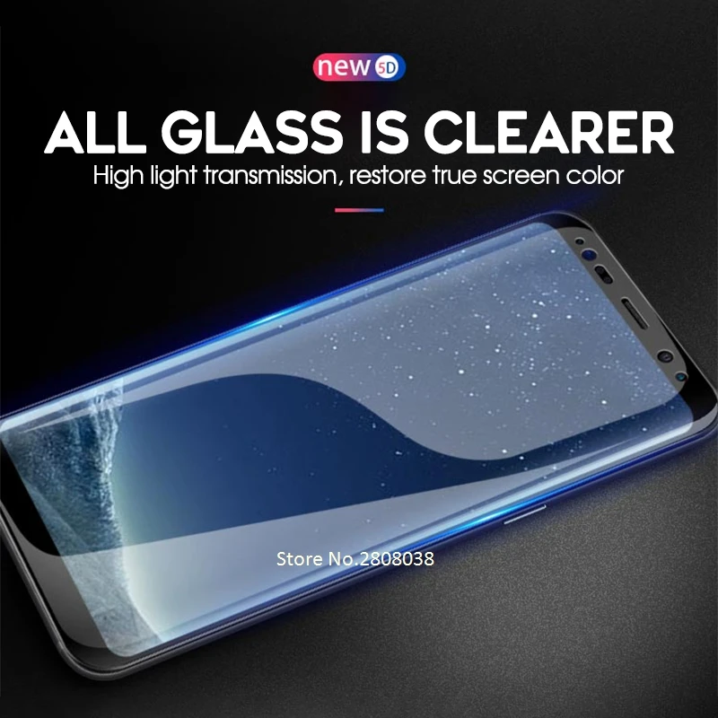 5D Защитное стекло для Samsung Galaxy A6 A4 A8 A9 J8 J4 J6 Plus 2018 защитная пленка экрана с полным