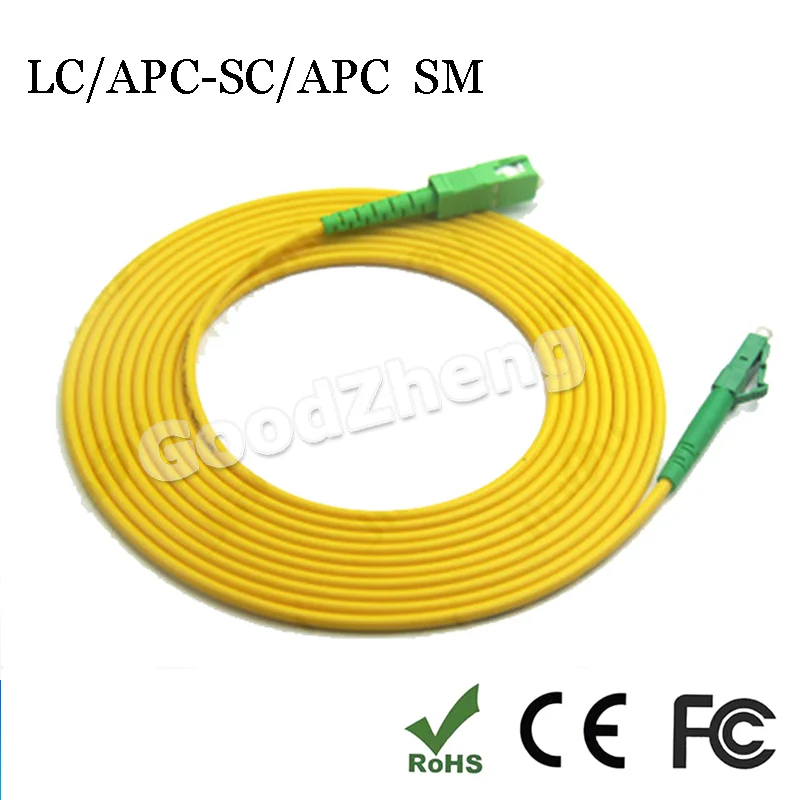 LC/APC SC/APC SIMPLEX 9/125 волоконный Соединительный шнур одномодовый LC SC APC