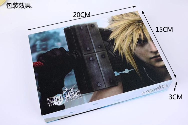 14 см Final Fantasy 7 FF7 сборка в 1 Комбинации Ножи Оружие Меч Модель игрушки вентиляторы