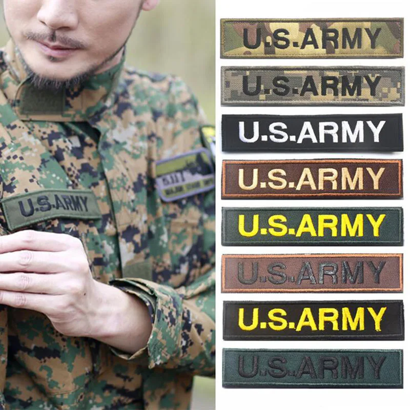 Личности полосы USARMY3D Вышивка Чехол для телефона на руку военный воин специальный
