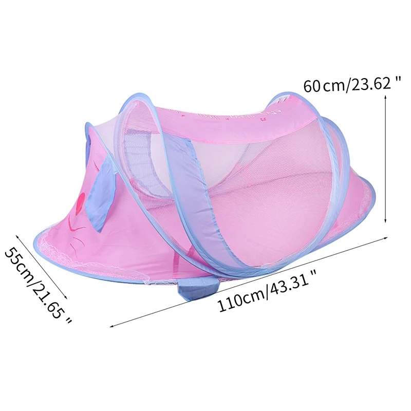 2019 новая детская летняя складная кроватка с москитной сеткой портативная