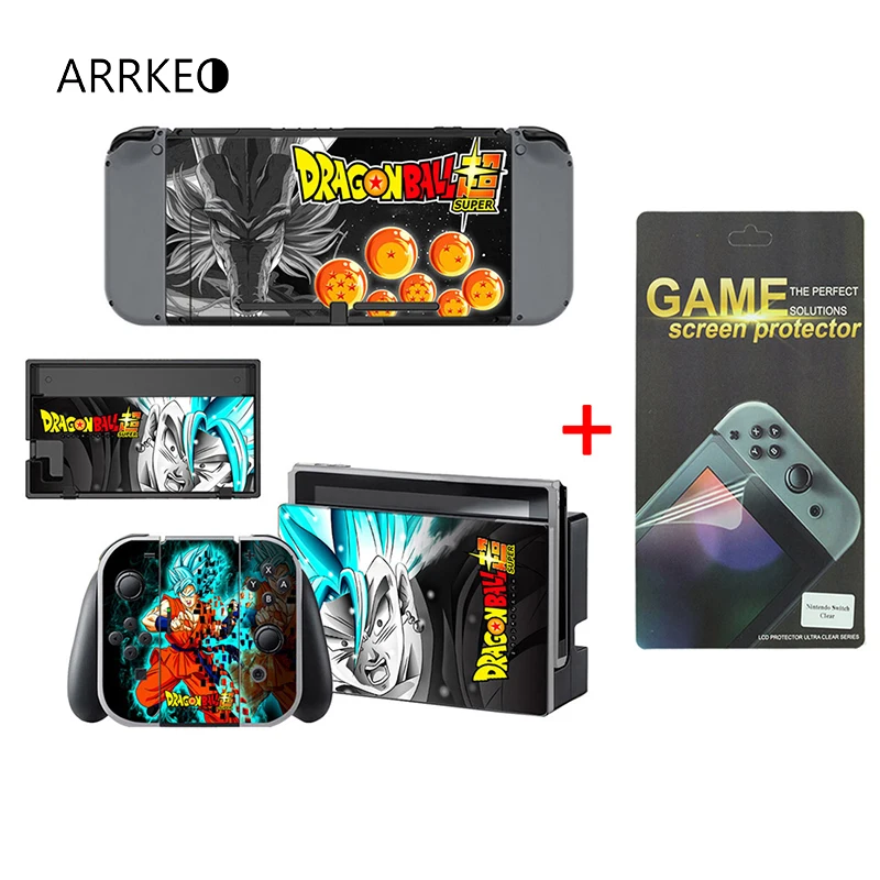 ARRKEO Dragon Ball супер защитная пленка для экрана виниловая накладка наклейка Kind Switch NS
