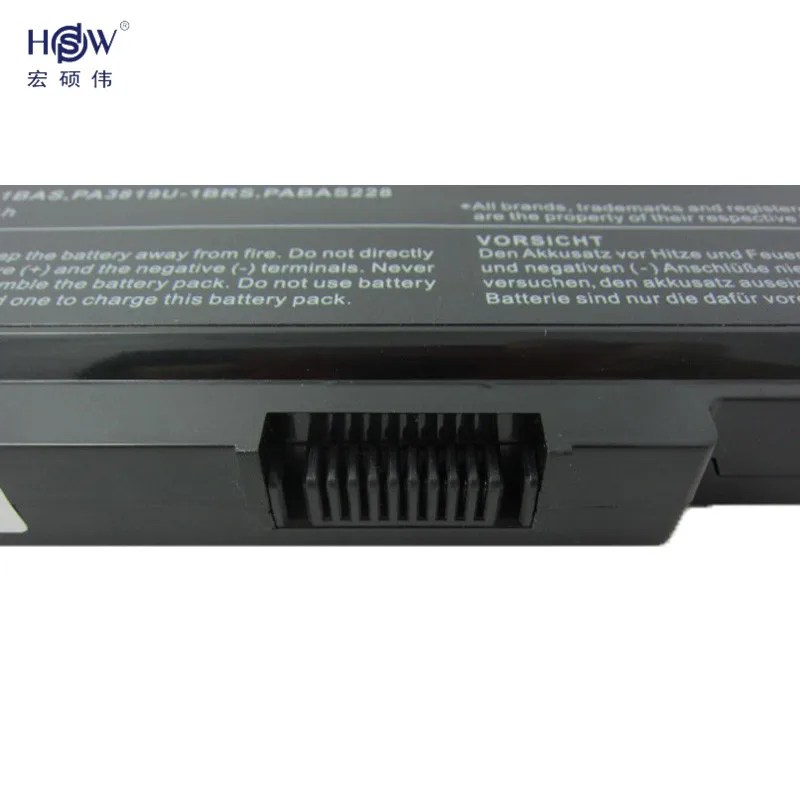 HSW Новый аккумулятор для ноутбука TOSHIBA PA3817U 1BAS 1BRS L700 L730 L735 L770 L740 L745 L750 L755 L775|new laptop