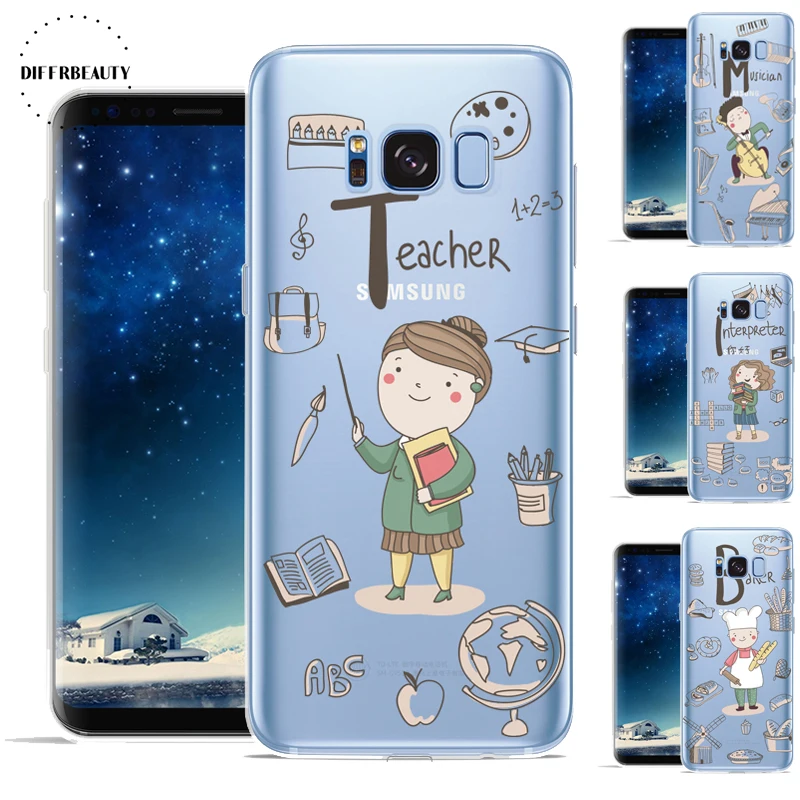 Прозрачный силиконовый чехол для телефона Samsung GALAXY S8 S7 S6 Plus|case for samsung galaxy|case samsungcase