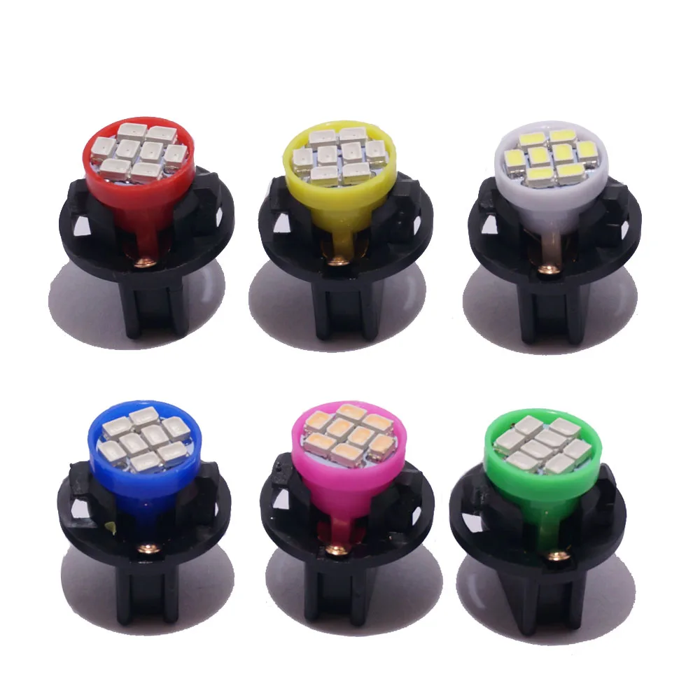 

10pcs T10 W5W 194 Wedge LED Light Bulb Car Dashboard Instrument Cluster Bulb Speedometer Odometer Dash Gauges Lighting 12V