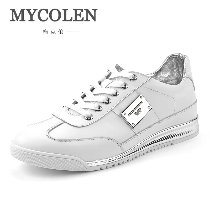 Мужская Спортивная обувь MYCOLEN черная Повседневная дышащая из кожи 2019 | Обувь