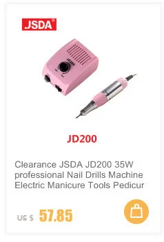 Прямые продажи JSDA JD400 35 Вт оборудование для маникюра, педикюра, шлифовальный инструмент, пилочка для ногтей, электрические сверла для ногтей 30000 об/мин