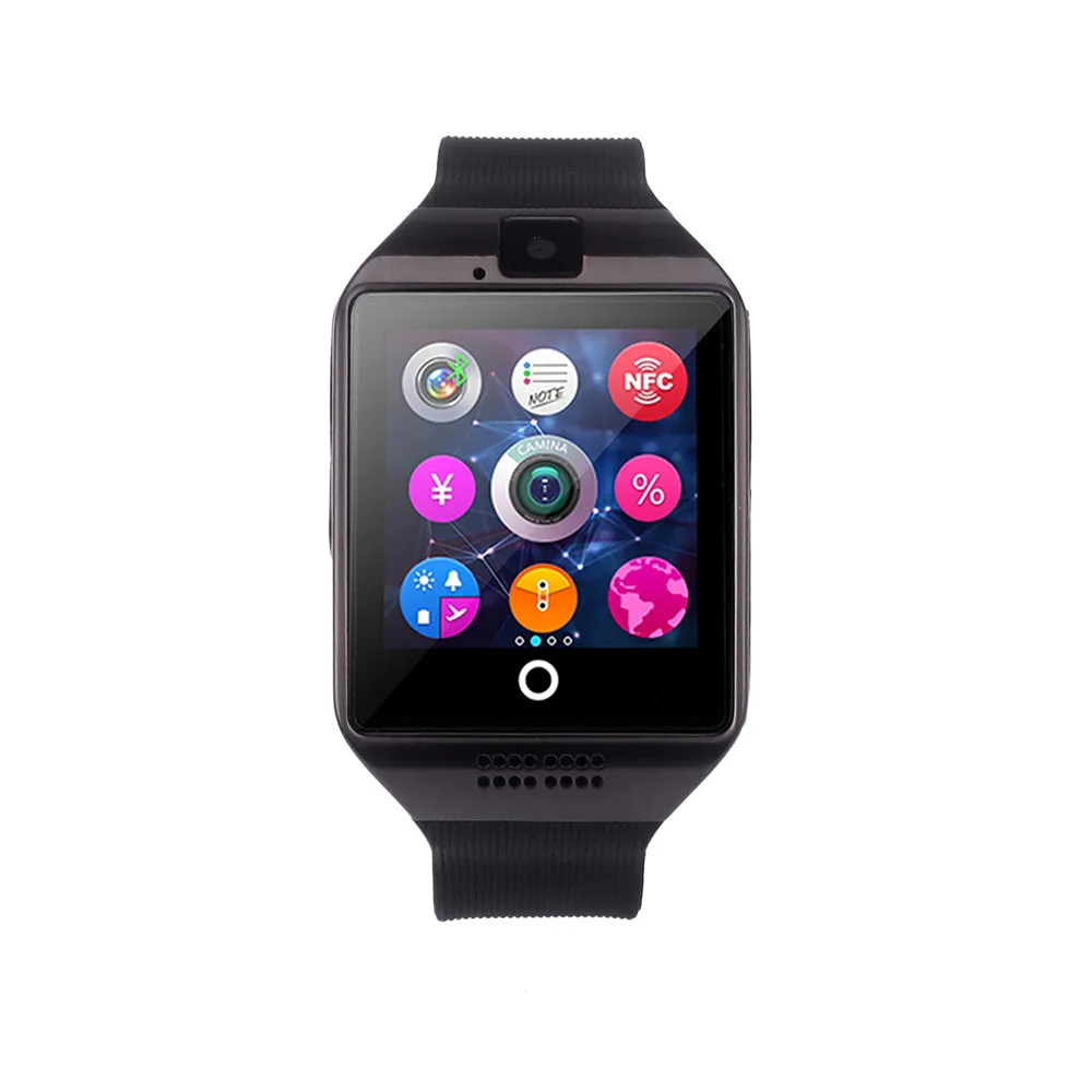 Новинка Q18 Bluetooth Смарт часы камера Поддержка sim карты Smartwatch цифровые наручные