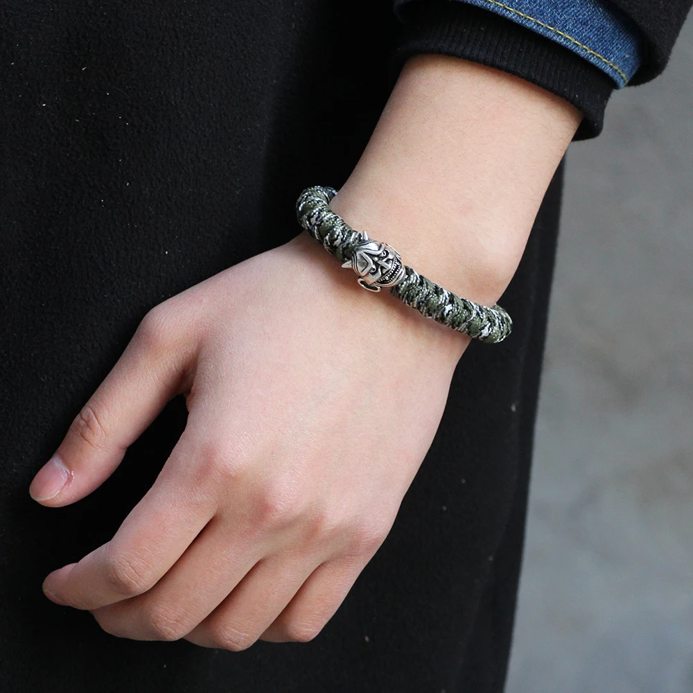 Trendy Core String Rope Man Bracelets Fashion Punk Bangles Personality Simple Women Cuff Jewelry | Украшения и аксессуары