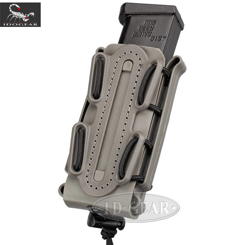 IDOGEAR 9 мм журнальные сумки военные Fastmag Зажим для ремня пластиковый molle сумка софтшелл g-код пистолет Mag Перевозчик
