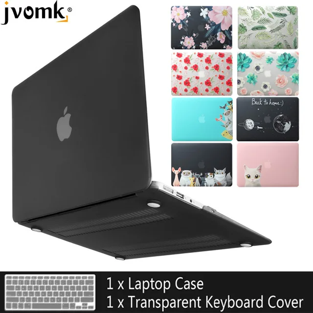 Цветной чехол для ноутбука Apple macbook Air Pro retina 11 12 13 15 для Mac book 13,3 дюймов с сенсорной панелью+ чехол для клавиатуры