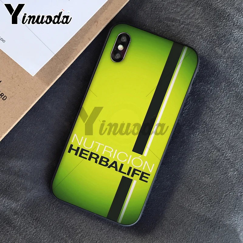 11pro MAX черный и зеленый Herbalife TPU мягкий чехол для телефона Apple iPhone 8 7 6 6S Plus X XS 5 5S SE