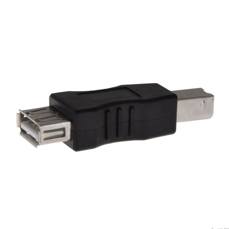 Утилита Портативный USB Женщина к Тип B Мужской Конвертер Адаптер Разъем-Черный |