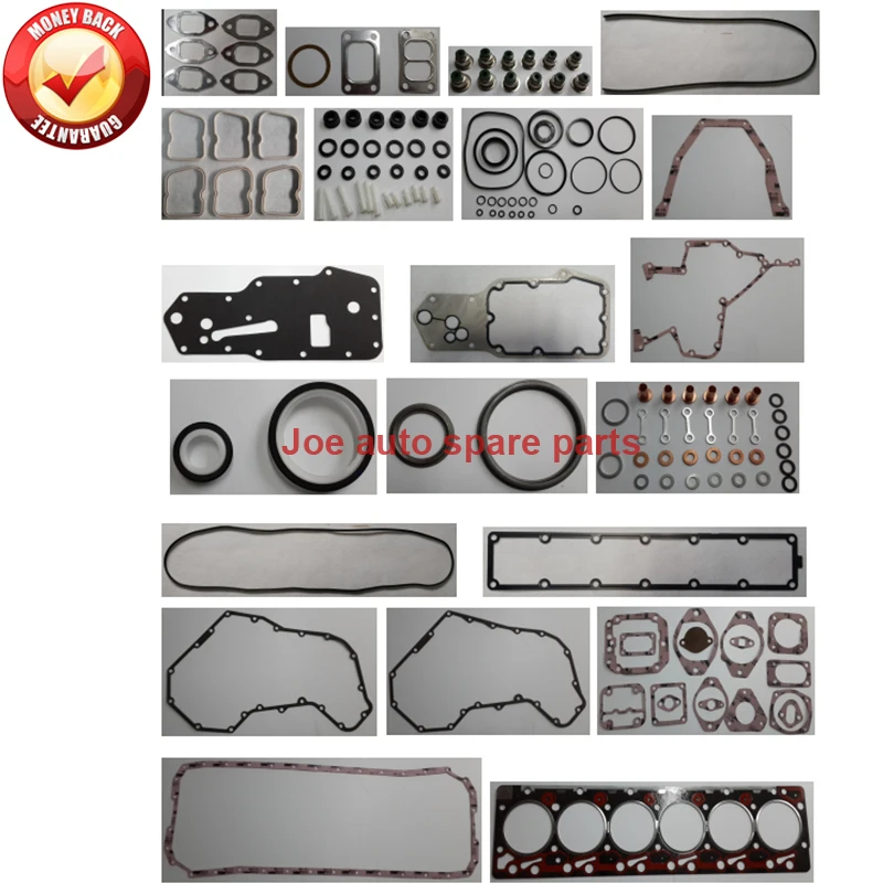 Комплект полной прокладки двигателя 6D102 6D102T для экскаватора Komatsu PC200-7 PC220-7 |