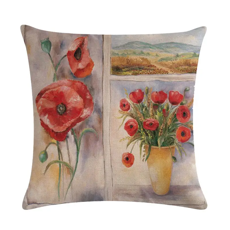 Цветок arrangementHomerDecor чехол для подушки Наволочки покрытия подушек размером 45*45 см
