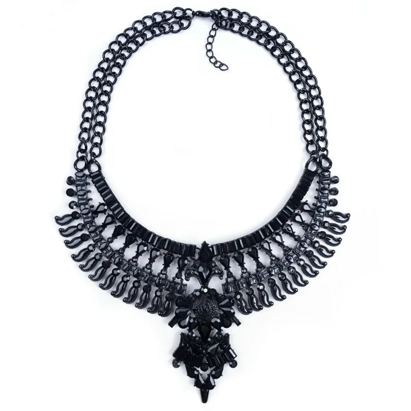 ZA Мода Custume крылья белый сплав металла заявление Макси Collier Femme кулон чокер
