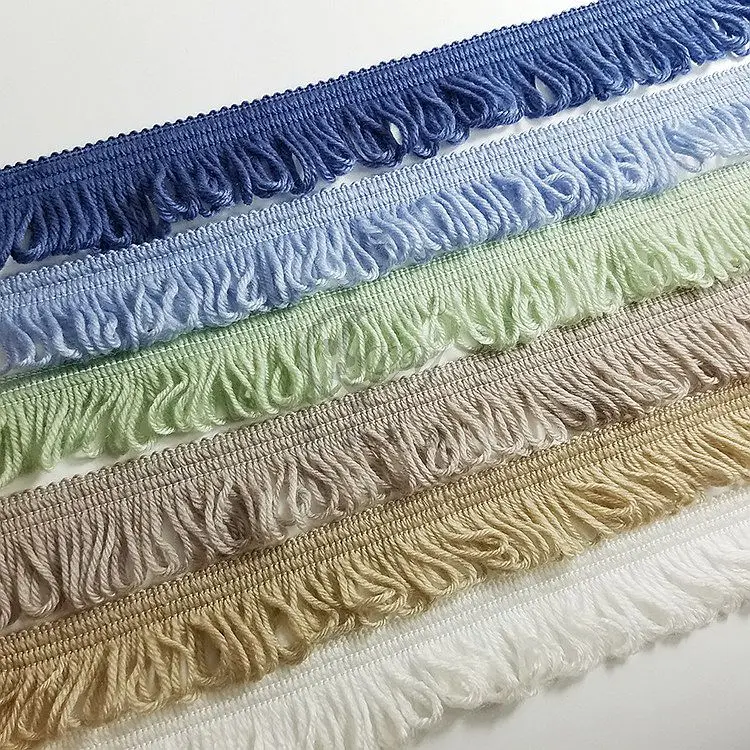 2 ярдов/партия ширина 4 см 6 цветов кисточка бахрома этническое кружевное