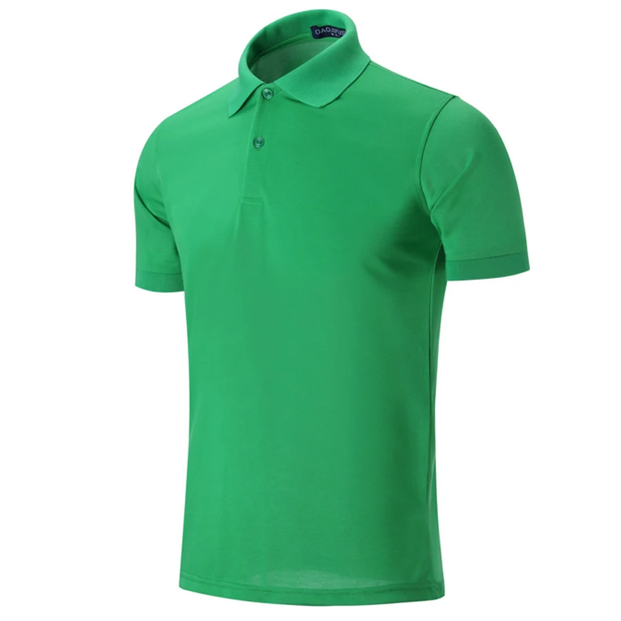 Рубашка поло мужская облегающая с отложным воротником Повседневная блуза