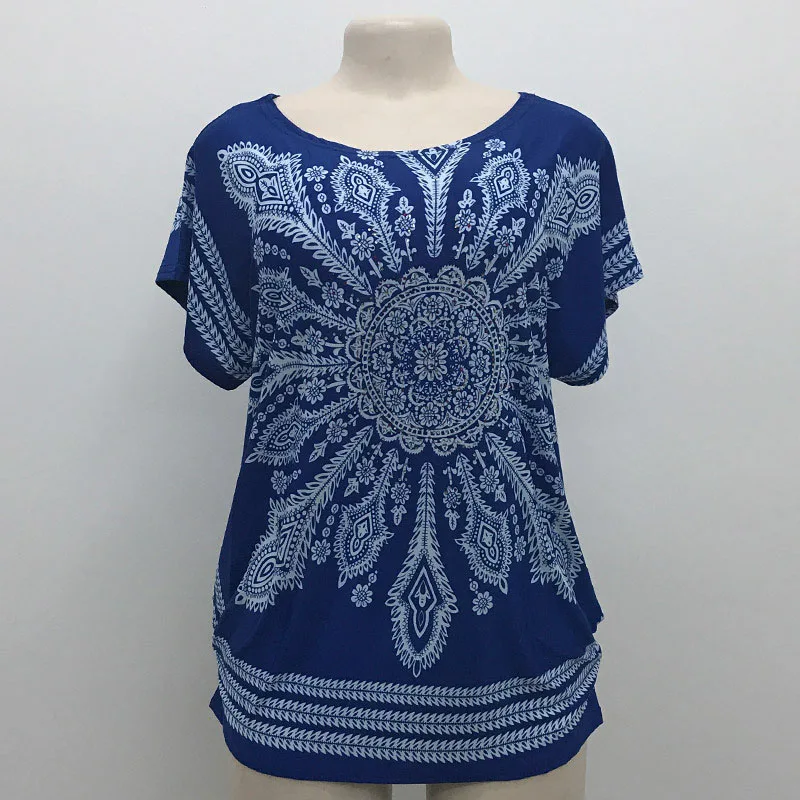 2018 новая футболка с цветочным принтом высокого качества модные женские летние