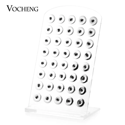 Vocheng прозрачный черный акриловый оснастки стенд дисплей съемный набор 5,3 ''* 8,7'' для 18 мм имбирь защелки Vn-457Free - Цвет: 18mm transparency