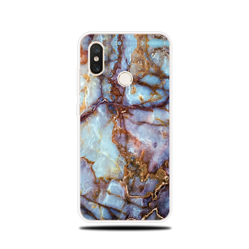 Мрамор Pattern Силиконовый чехол защитный для Xiaomi mi 5x A1 A2 6 6X Примечание 3 8 SE Lite рro x 2 S