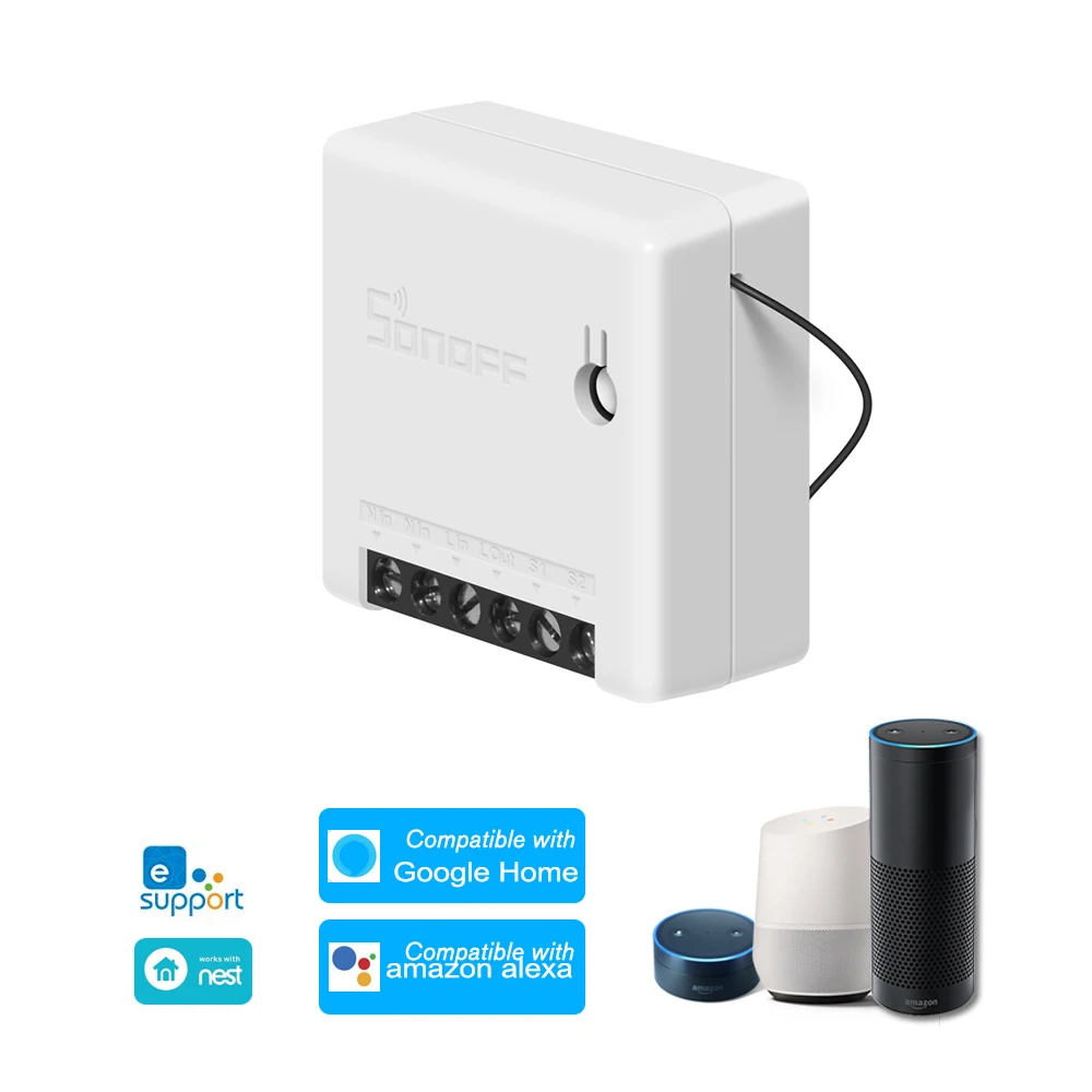 Двухсторонний смарт переключатель SONOFF MINI с дистанционным управлением Wi Fi