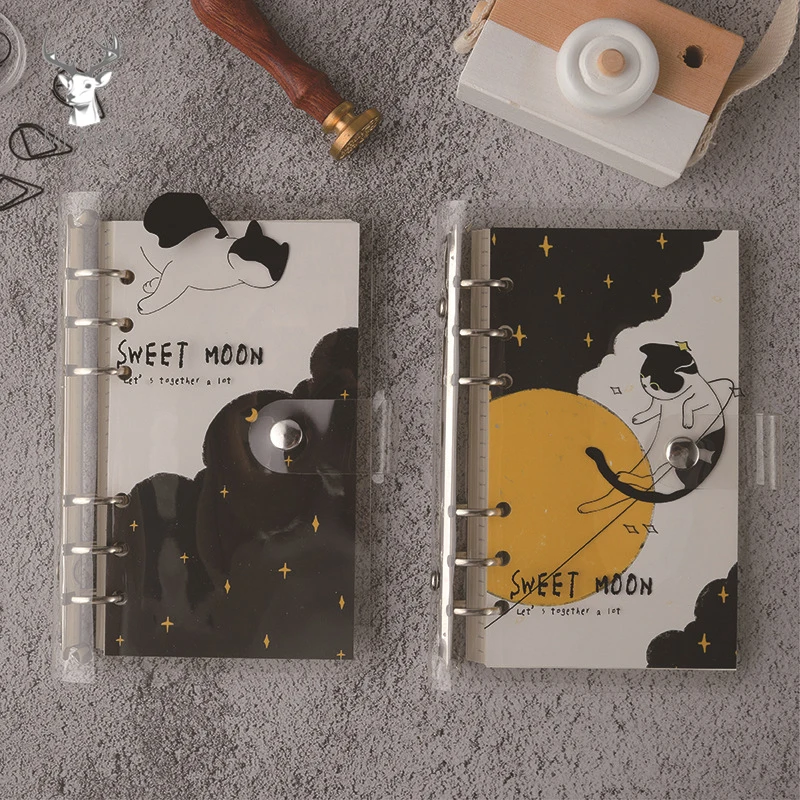 

Creative Japanese Style Cute Cat Coil Notebook Planner Agenda Diary Yearly Monthly Planning Papers Journal Notebook Daily Memos