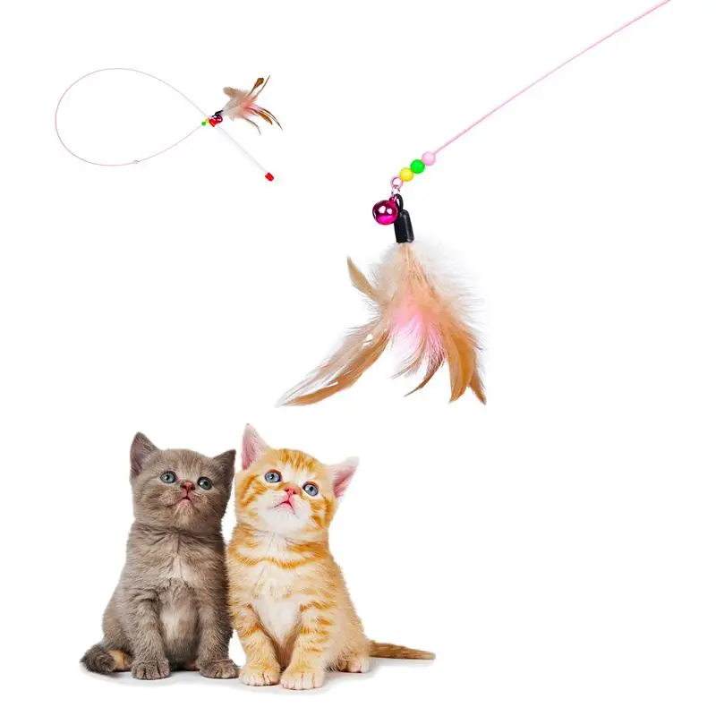 20pcs Funny Fish Shape Pet Cat Kitten Teaser Cute Simulation Playing Toy Catnip Pillow Doll Feather Ball | Дом и сад