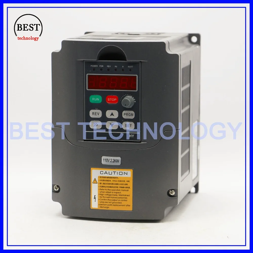 Инвертор с частотным приводом 110 в 2 кВт VFD/VFD 1 или 3HP В вход 3 hp110v выход для