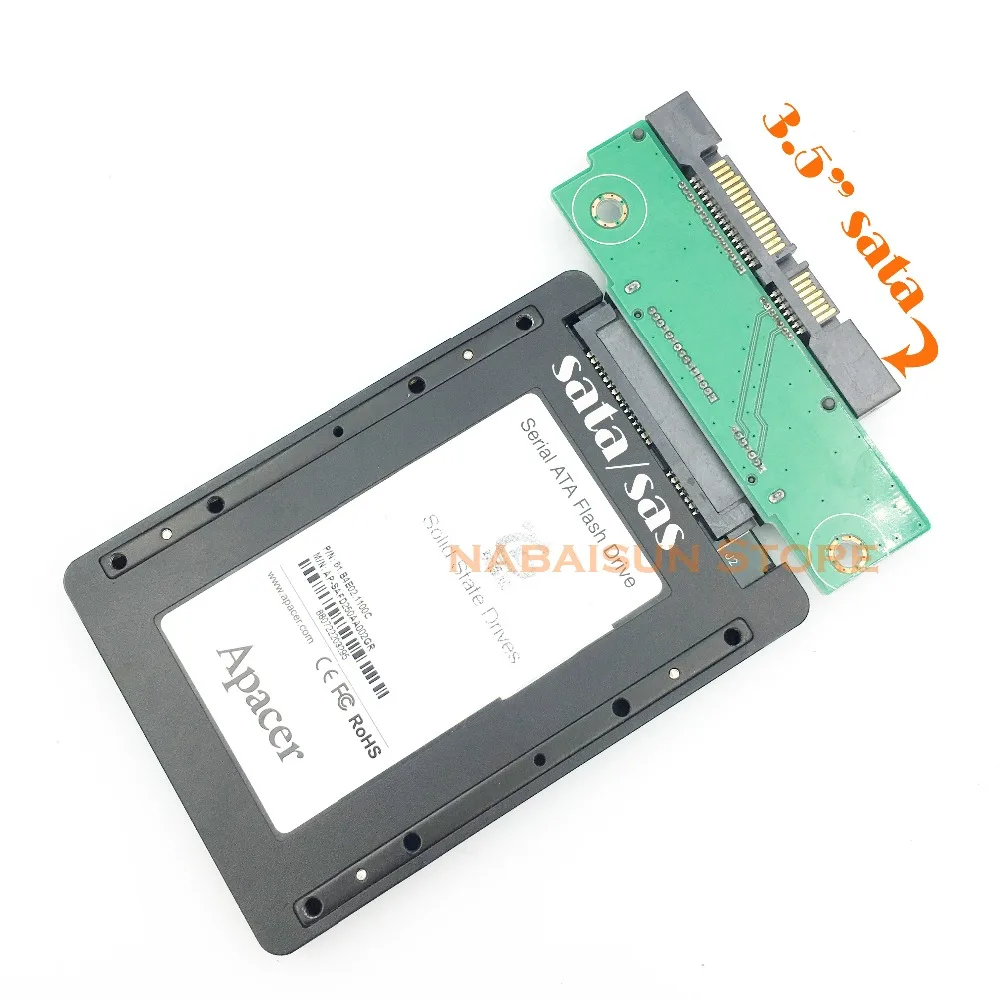 SAS/SATA/SSd/HDD до 3 5 SATA высокоскоростной адаптер конвертер прямая головка для 654540 001