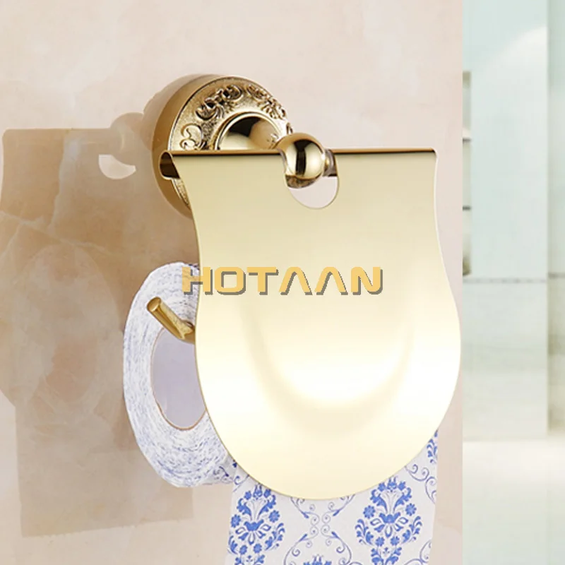 

Free shipping, Bathroom Accessories Set,Paper Holder, toilet brush holder,bathroom sets,gold color bathroom product YT-12900-2