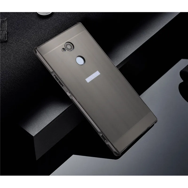 Для sony XA2 Ультра чехол алюминиевая металлическая рамка с матовой задней крышкой