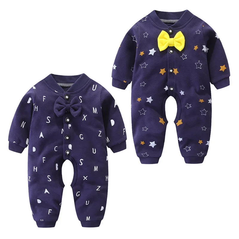 Детские комбинезоны Новинка Модный комбинезон для новорожденных и маленьких