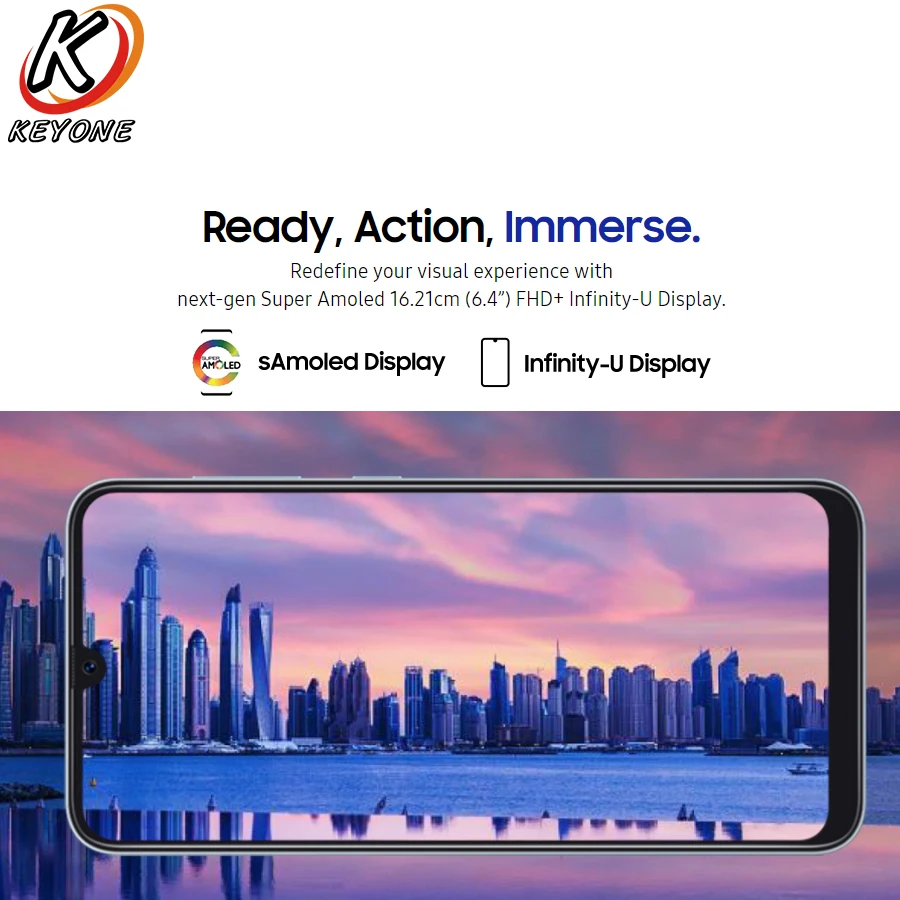 Samsung Galaxy A50 мобильный телефон с 6 4 дюймовым дисплеем восьмиядерным процессором