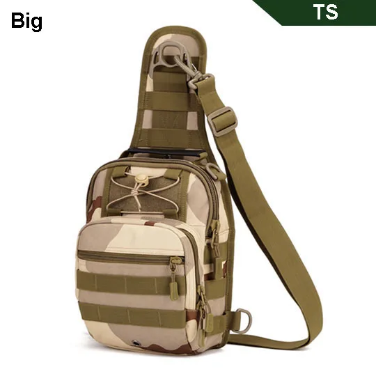 Three Sand Big Тактическая Сумка Molle для рыбалки, походные рюкзаки, охотничьи сумки, спортивный нагрудный рюкзак на плечо, военный армейский рюкзак Mochila Tas XA598WA - Цвет: Three Sand Big