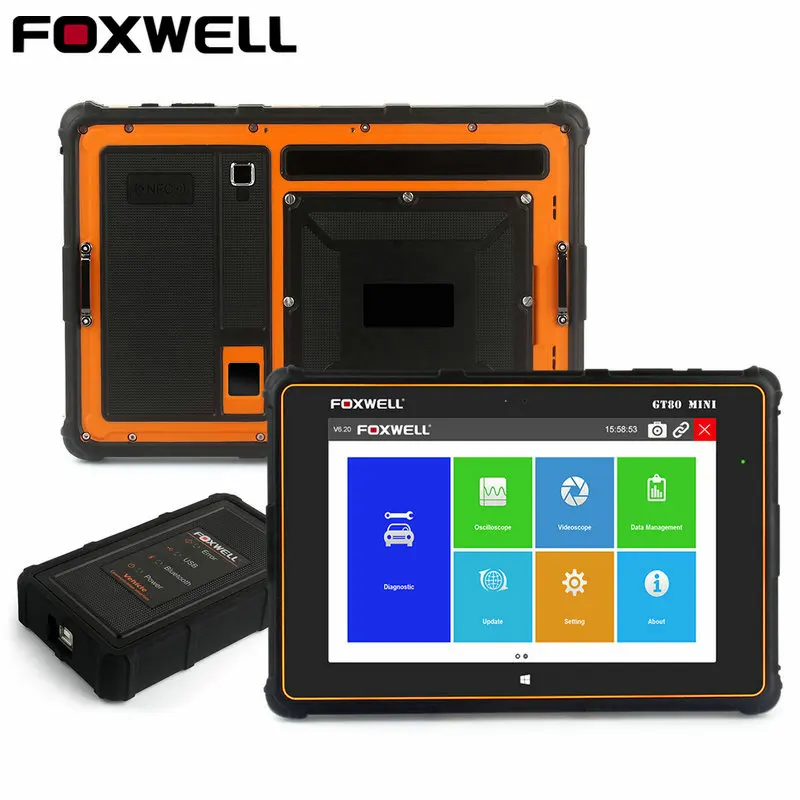 БД OBD2 инструмент диагностики Foxwell GT80 мини 8 &quotЖК дисплей Экран ABS воздушная