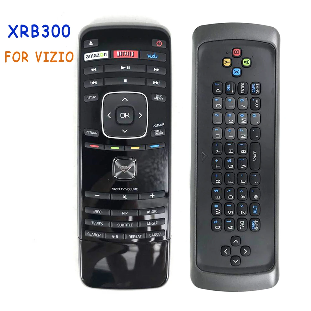 

Used Original XRB300 Remote Control For VIZIO 3D BLU-RAY PLAYER XRB300 Dual Side Keyboard Remoto Controller Commander