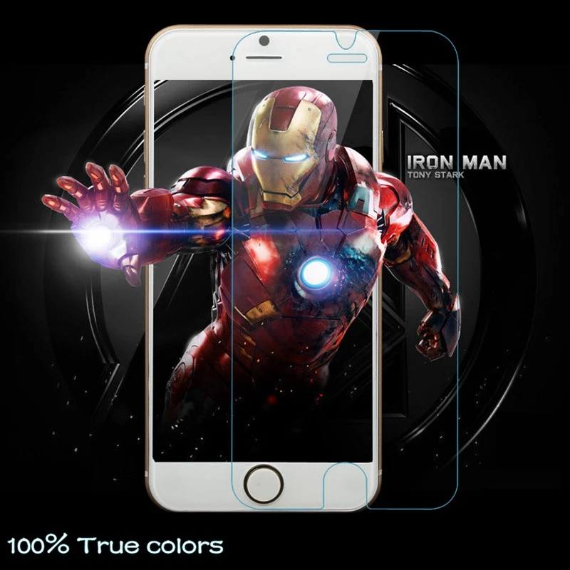 Закаленное стекло с защитой от царапин для iPhone 4 4S 5 5S SE 5C 6 6S Plus 7 2.5D 9H защитные