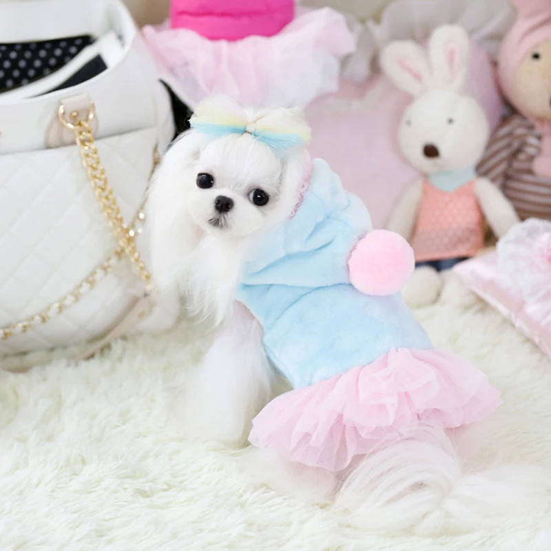 

Fashion New Dog Dress Plush Print Skirt Dress Lollipop Male Skirt Pet Dog Cat Dress,Clothes for Dogs