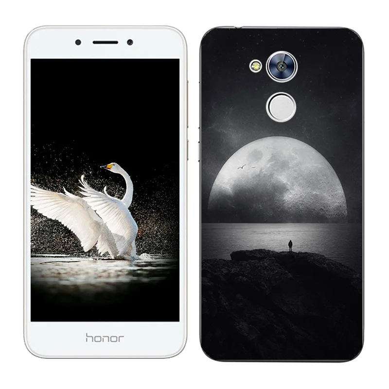 Модный мягкий чехол из ТПУ для Huawei Honor 6A силиконовый с рисунком бобы сумка |
