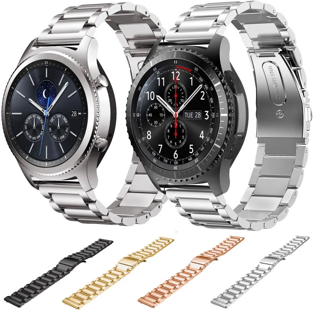 Ремешок из нержавеющей стали для Samsung Gear S3 Band сменный Браслет Classic Frontier умные