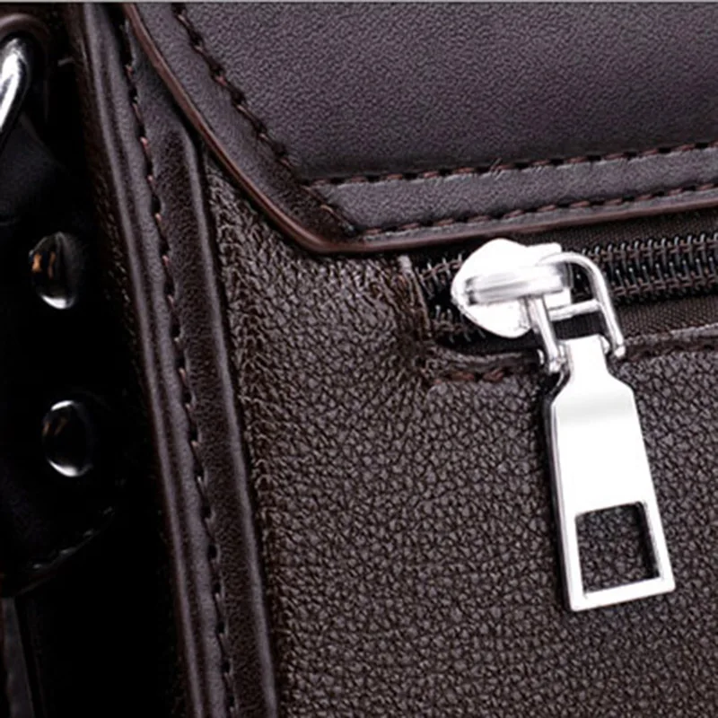 

2019 PU Leather Men Briefcase Shoulder Bags Brand Men's Messenger Bag Male Laptop Bag Business Fashion Large Capacity Travel Bag