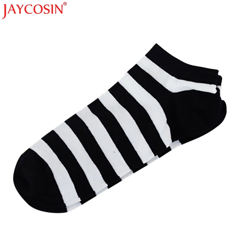 Женские и мужские носки JAYCOSIN удобные хлопковые в полоску короткие до щиколотки